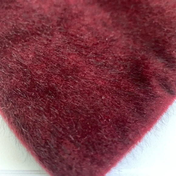 NORDSTRIM BURGANDY VELOUR MAKEUP BAG - Picture 11 of 12